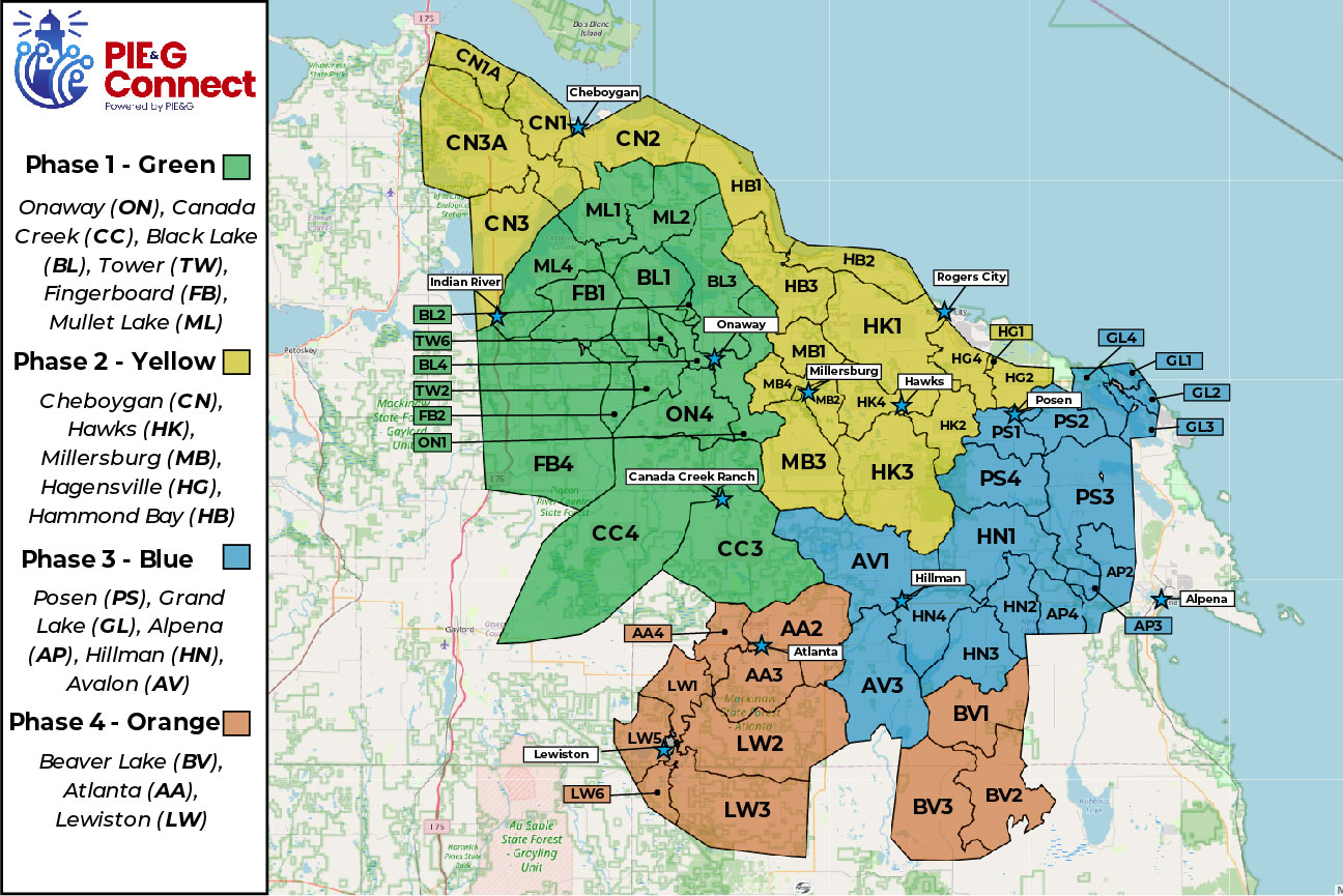 PIE&amp;amp;amp;amp;amp;amp;amp;amp;amp;amp;amp;amp;amp;amp;amp;amp;amp;amp;amp;amp;G Fiber Map showing zones with multiple colors.